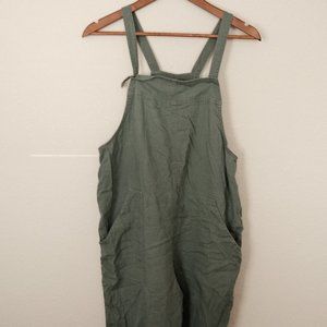 Universal Thread Green Lightweight Overalls